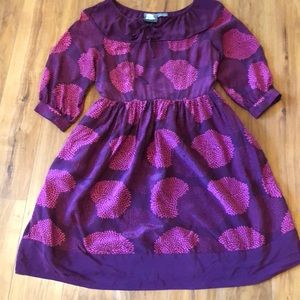 Anthropologie Girls from Savoy 💯 silk